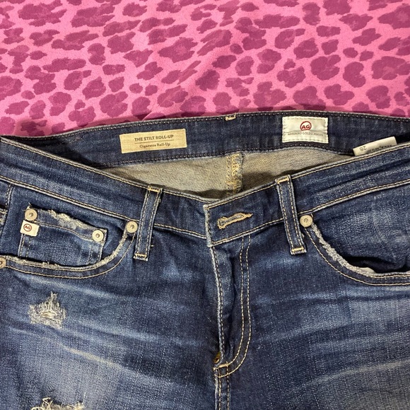 AG distressed stilt roll up size 28 - Picture 7 of 8